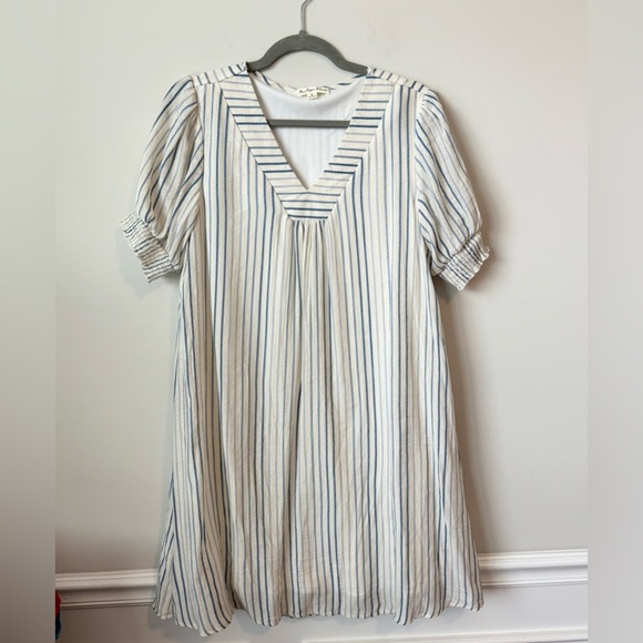 Indigo rose Striped V-Neck Mini Dress size small - Picture 1 of 5
